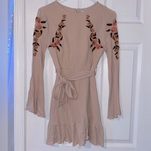 Selfie Leslie flared long sleeve dress. Size small. Condition - very good.